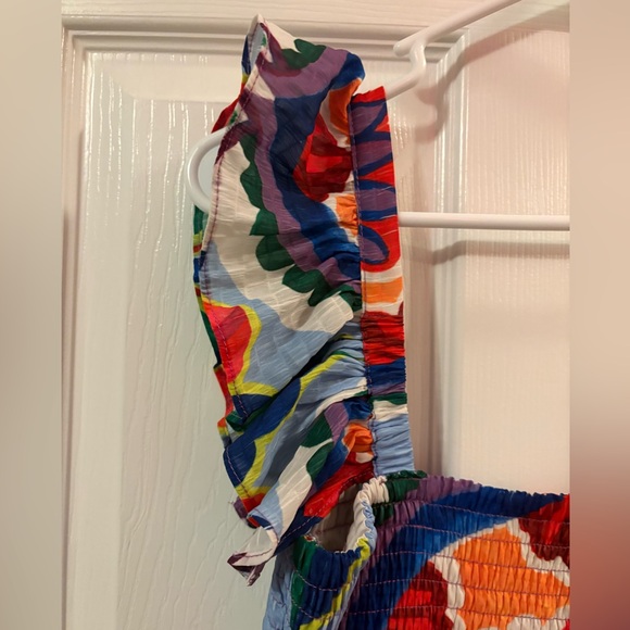 Vince Camuto Multicolor Smocked Dress - Picture 4 of 7